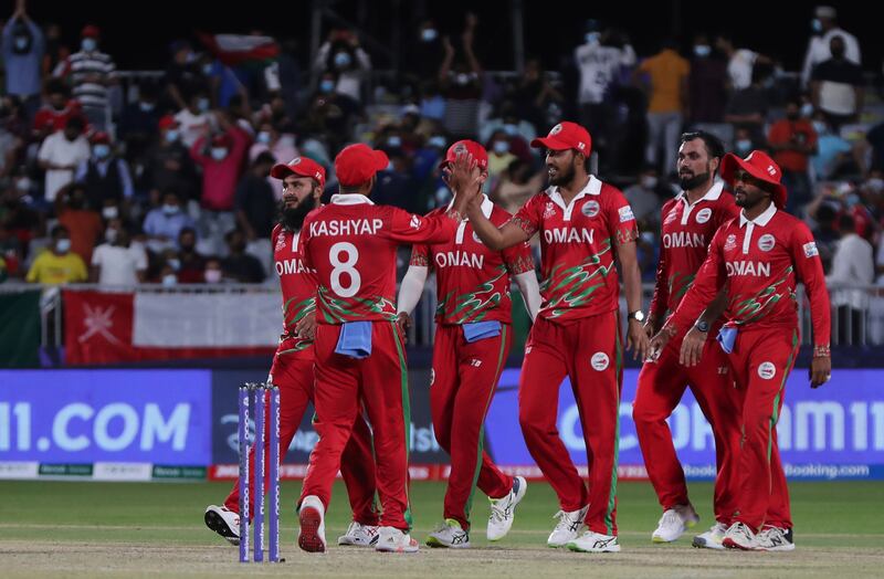 Oman dismissed Bangladesh for 153 in Muscat on Tuesday. AP