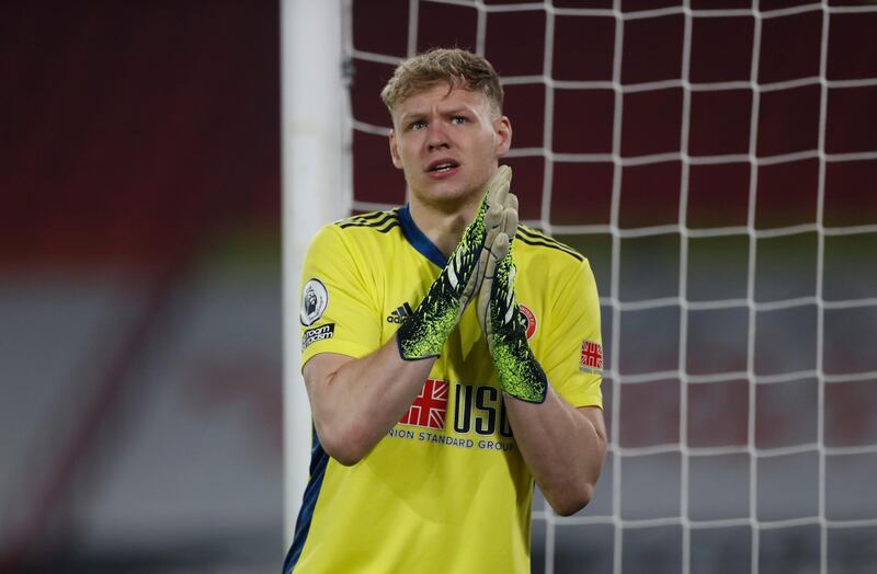 SHEFFIELD UNITED RATINGS: Aaron Ramsdale - 8: The 22-year-old had a busy night and emerged with credit. He made a number of important saves to keep his team in the game and could do nothing about either goal. Reuters