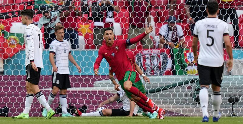Cristiano Ronaldo - 8: Two goals in the opening game, tapped home from close range here after starting counter-attack by winning a header from corner in own box. Now has 107 strikes for Portugal – two short of Ali Daei’s international record. Set-up Jota for second. PA