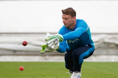 Cricket - England Nets - Emirates Old Trafford, Manchester, Britain- September 9, 2021 England's Jos Buttler during nets Action Images via Reuters / Jason Cairnduff