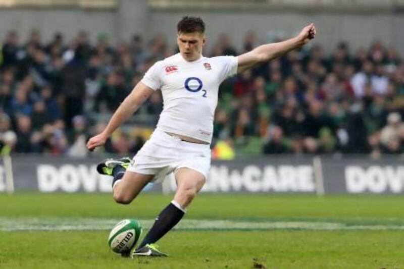 Owen Farrell converted four penalties into points to lead England past Ireland for the first time since 2003 in Dublin.