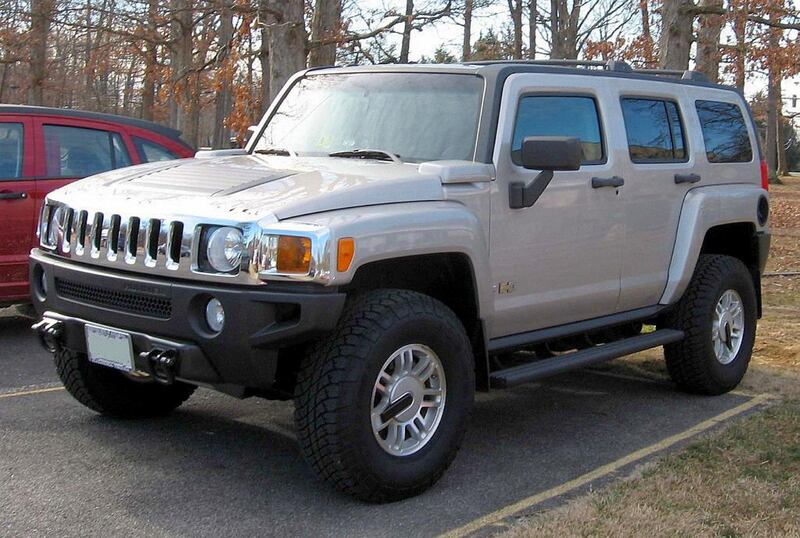 A Hummer H3.