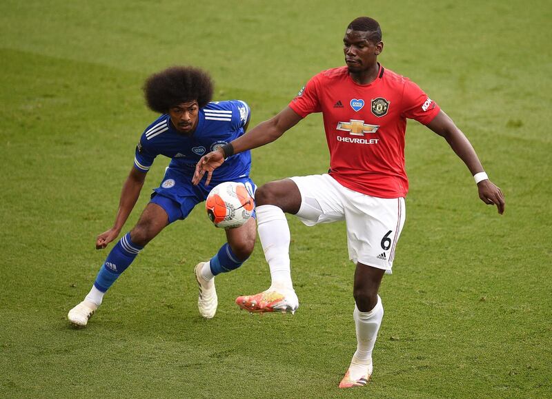 Hamza Choudhury - 6: Left on his backside by Paul Pogba's skill before the break. Frustrated by lack of movement when on the ball. EPA
