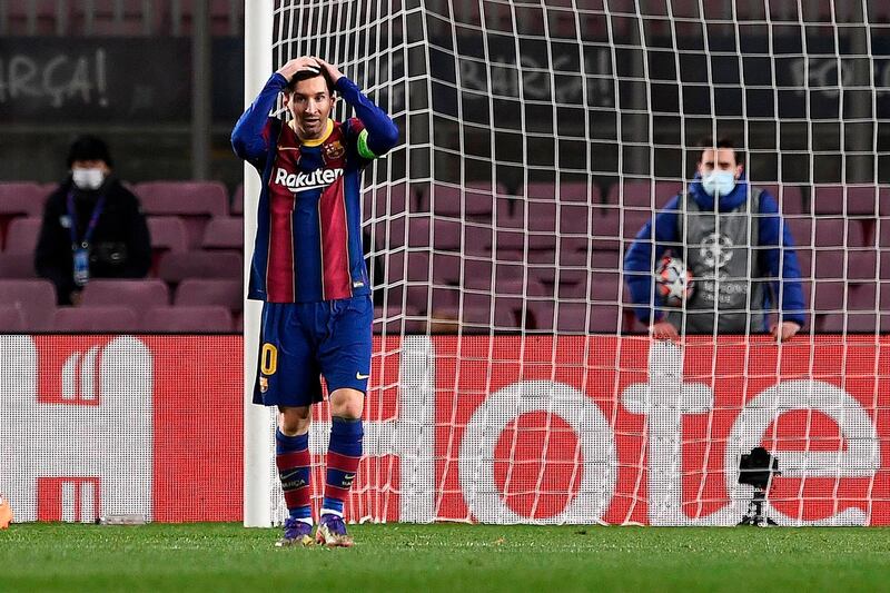 FW Lionel Messi, 6 -- So often Barcelona’s hero, but the 33-year-old hit most of his efforts straight at Buffon in the Juventus goal. Not a night that will feature in the Messi highlight reel. AFP