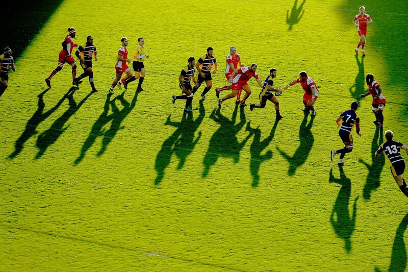 Action from the RFU Championship match between Yorkshire Carnegie and Coventry Rugby on Sunday, October 27. Getty