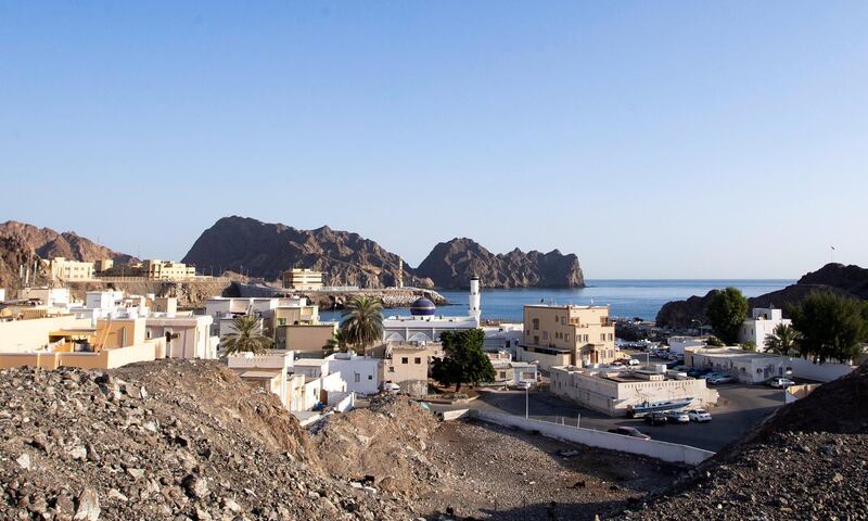 This picture shows a partial view of the area of Haramil in the Omani capital Muscat on September 18, 2020. (Photo by Haitham AL-SHUKAIRI / AFP)