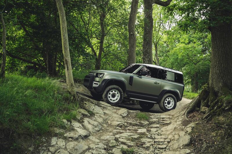 As you would expect, Defender features permanent four-wheel drive, a twin-speed automatic gearbox, a maximum towing capability of 3,500kg and a maximum static roof load of 300kg. This all sits upon fully independent air or coil sprung suspension.