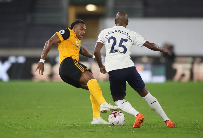 Fernandinho. 7 - An easy night in the office for the Brazilian, who helped to effectively stall the Wolves midfield engine. Reuters