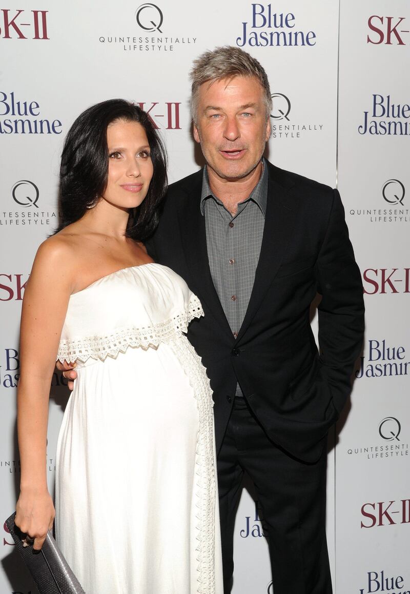 Actor Alec Baldwin and pregnant wife Hilaria attend the premiere of Sony Pictures Classics' "Blue Jasmine" hosted by SK-II and Quintessentially Lifestyle at the Museum of Modern Art on Monday, July 22, 2013, in New York. (Photo by Evan Agostini/Invision/AP) *** Local Caption ***  NY Premiere Of Blue Jasmine.JPEG-0186f.jpg