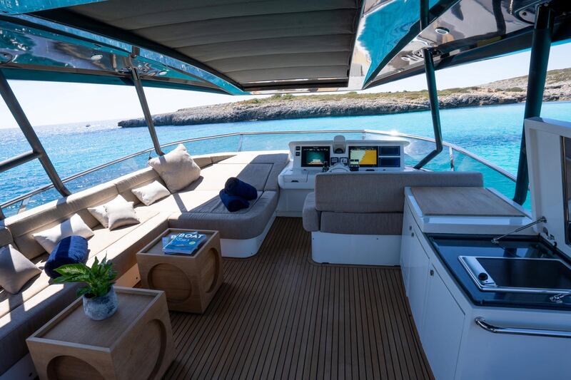 The yacht was designed by the award-winning Nuvolari Lenard. Courtesy Camper & Nicholsons