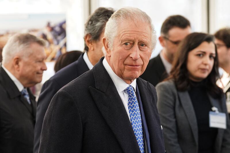 King Charles also formally launched Syria's House, a temporary Syrian community tent in Trafalgar Square in central London. AFP