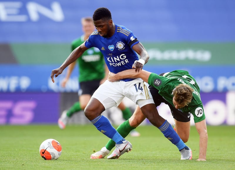 Leicester City's Nigerian striker Kelechi Iheanacho. AFP