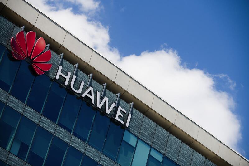 A logo sits on the exterior of the Huawei Technologies France SASU offices in Paris, France, on Tuesday, July 7, 2020. France's decision to give only temporary security approval for 5G mobile equipment shows the government intends to gradually sideline Huawei Technologies Co., a majority party lawmaker said. Photographer: Nathan Laine/Bloomberg
