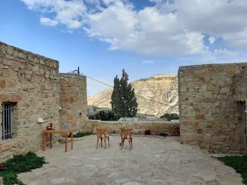 Dana hotel in the historic village of Dana, in southern Jordan, an ecotourism hub that is bustling with tour groups in the spring and fall, on October 10, 2020