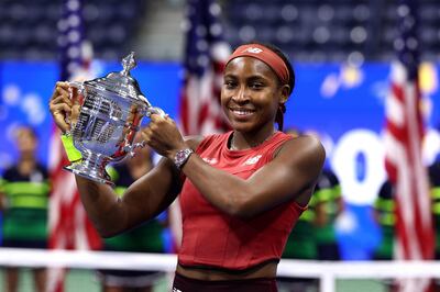 Coco Gauff became the second-youngest player in 24 years to win the US Open since Serena Williams in 1999. AFP
