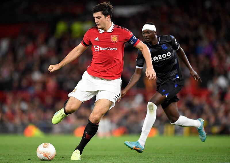 Harry Maguire 7: Did little wrong in his first start since that disastrous game against Brentford  almost a month ago. AFP