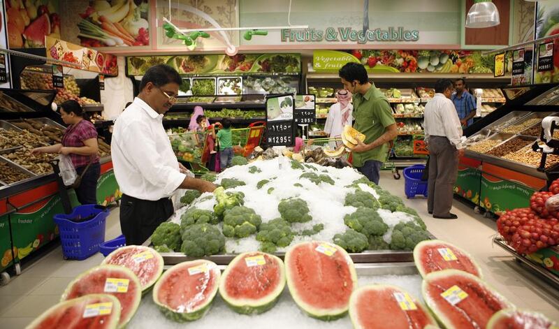 The arid environment and heat make growing produce energy intensive. Asmaa Al Hameli / The National