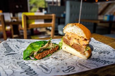 The entirely plant-based Beyond Burger is on the menu at Bareburger's four UAE restaurants. Courtesy Bareburger