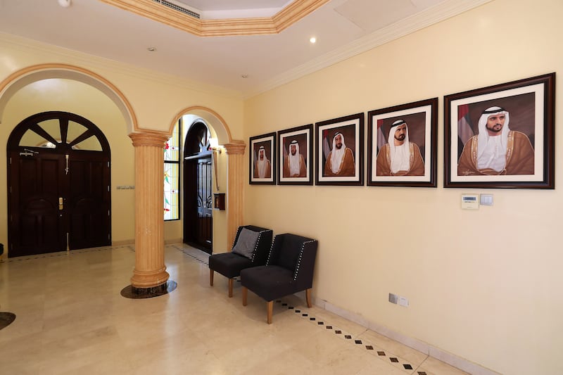 Inside view of the Jewish Community Centre in Dubai. 
