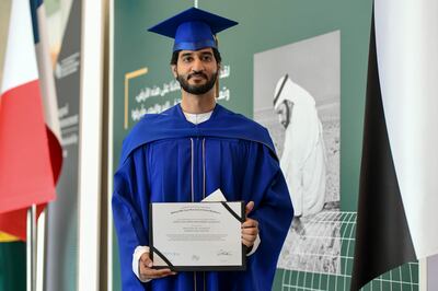Abdulaziz Aleissaee, MBZUAI graduate. Khushnum Bhandari / The National 
