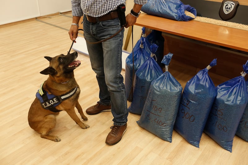 Specially trained K-9 units are often used by border forces to intercept shipments. EPA