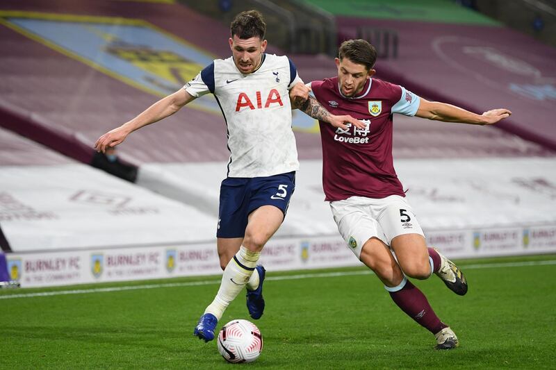 James Tarkowski - 7, Read the game well and was another Burnley defender who performed well. AFP