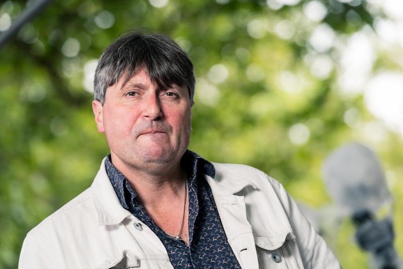 EDINBURGH, SCOTLAND - AUGUST 27:  English poet, playwright and novelist Simon Armitage attends a photocall during the annual Edinburgh International Book Festival at Charlotte Square Gardens on August 27, 2017 in Edinburgh, Scotland.  (Photo by Roberto Ricciuti/Getty Images)