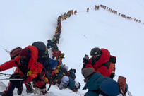 Indian climber's clip of human 'traffic' on Everest reignites overcrowding concerns