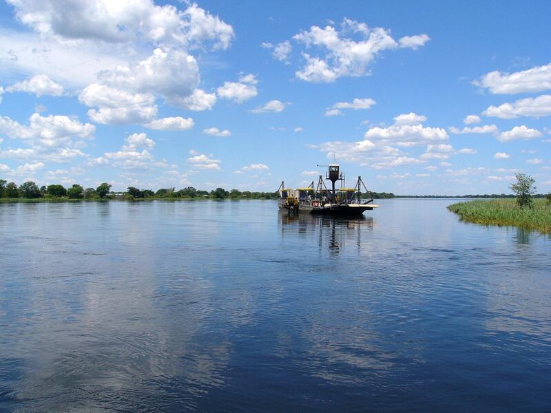 The Cape to Cairo tour takes in the Okavango Delta in Botswana. 
