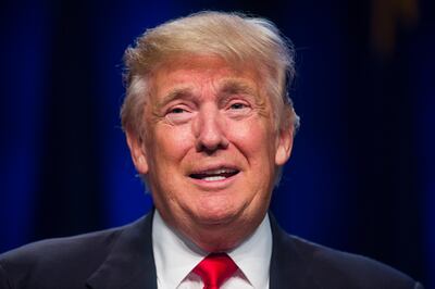 epa08703020 (FILE) - Then Republican presidential nominee Donald J. Trump speaks at the National Guard Association of the United States (NGAUS) General Conference & Exhibition, at the Baltimore Convention Center in Baltimore, Maryland, USA, 12 September 2016 (reissued 28 September 2020). A report by the New York Times alleges that Trump paid 750 US dollars in federal income tax in 2016 and 2017.  EPA/JIM LO SCALZO *** Local Caption *** 53015058