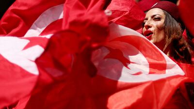 Tunisian fans were in full force at the Qatar World Cup. Reuters