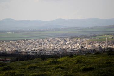 A general view shows Khan Sheikhoun in the southern countryside of Idlib March 16, 2015. Reuters