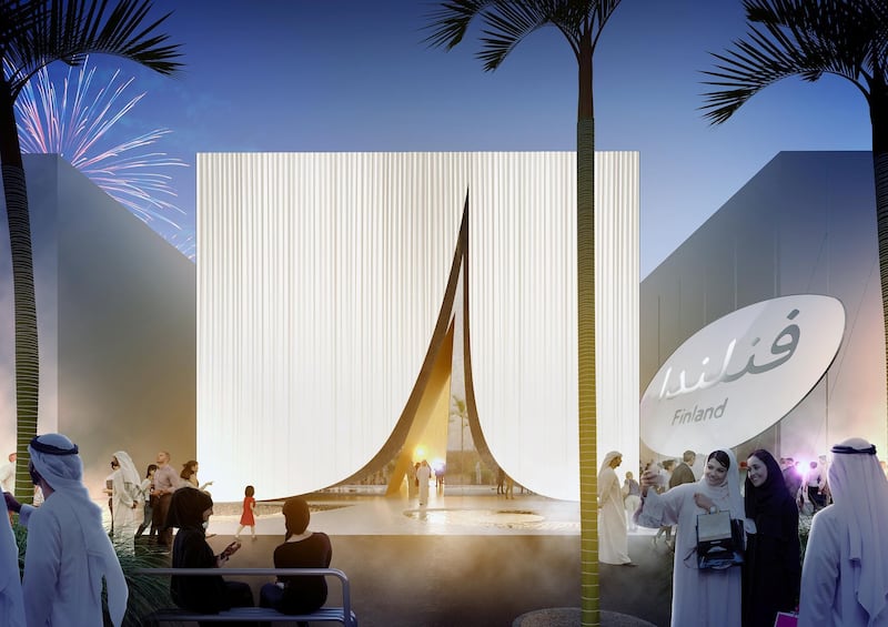 The Finland Pavilion at Expo 2020 Dubai. Courtsey : Expo 2020 Dubai.