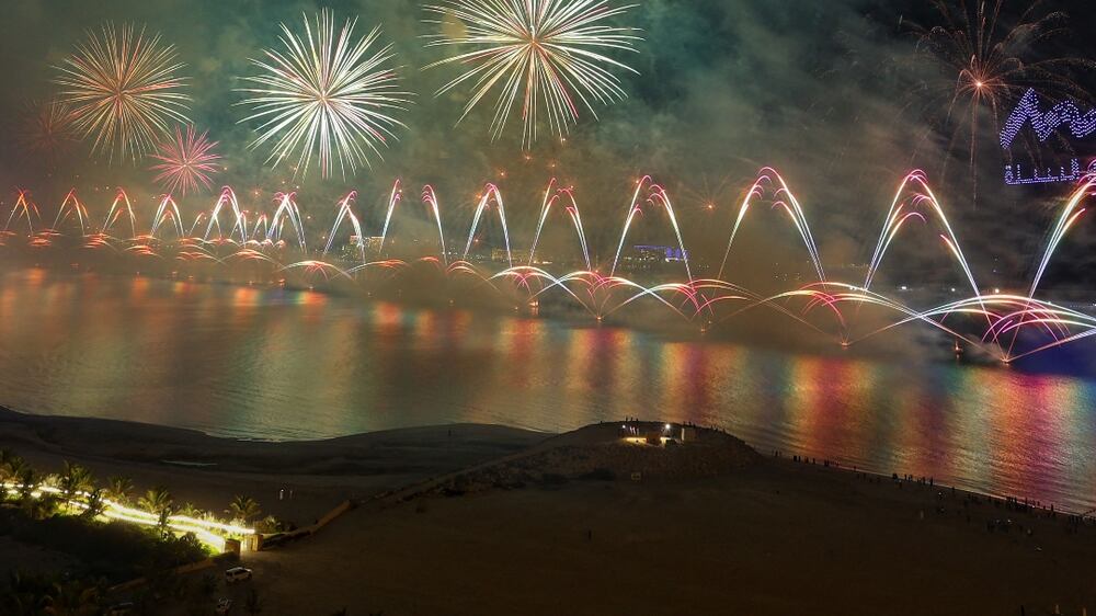 Watch Ras Al Khaimah's record-breaking New Year fireworks