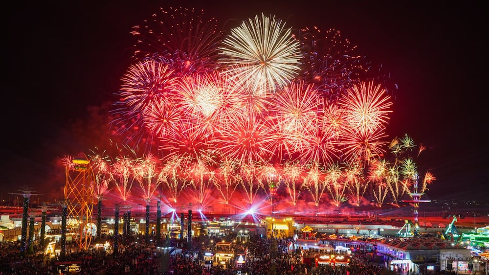 Fireworks and 5,000 drones illuminate Abu Dhabi skies, breaking four world records