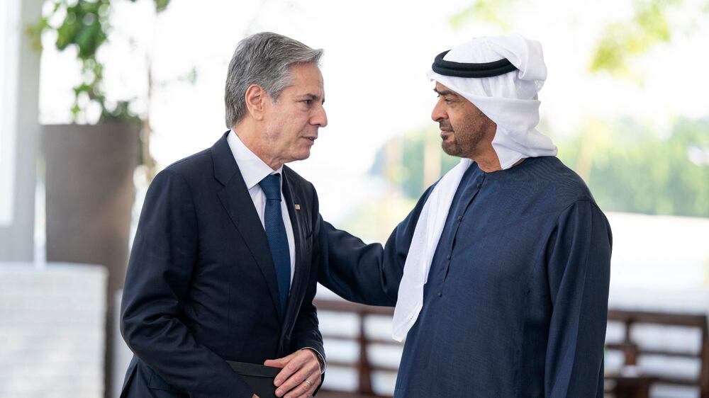 UAE President Sheikh Mohamed meets Antony Blinken