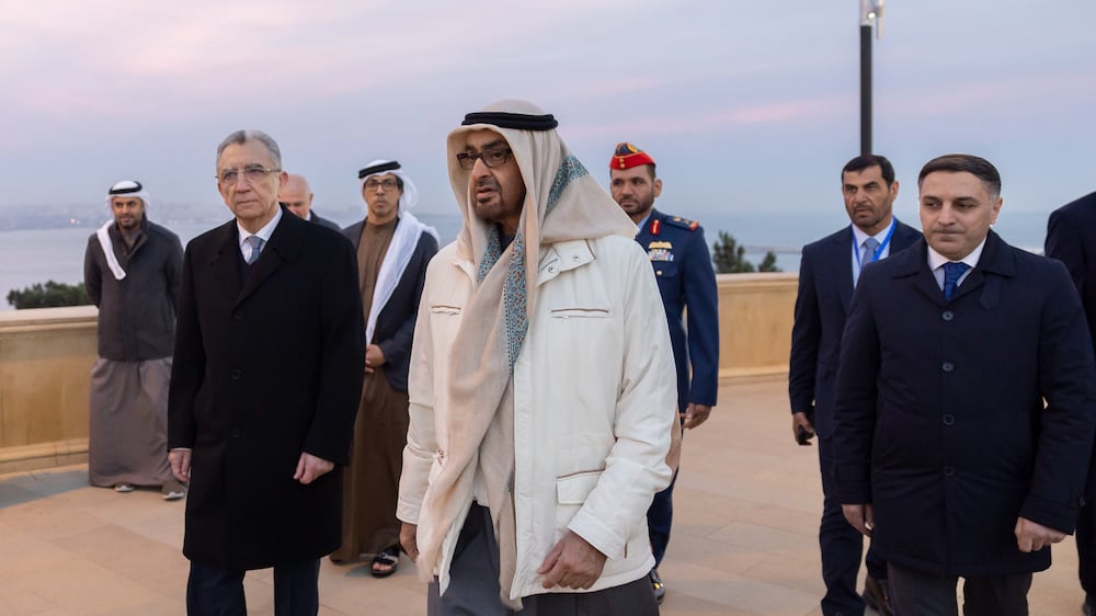 President Sheikh Mohamed visits Azerbaijan