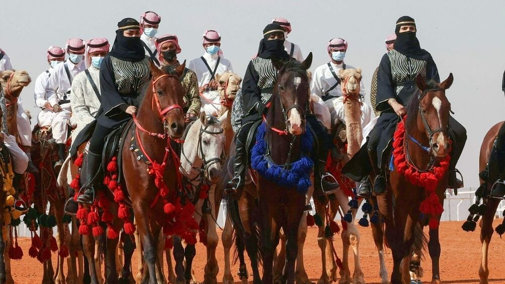 Camel festival sees its first female participants in Saudi Arabia