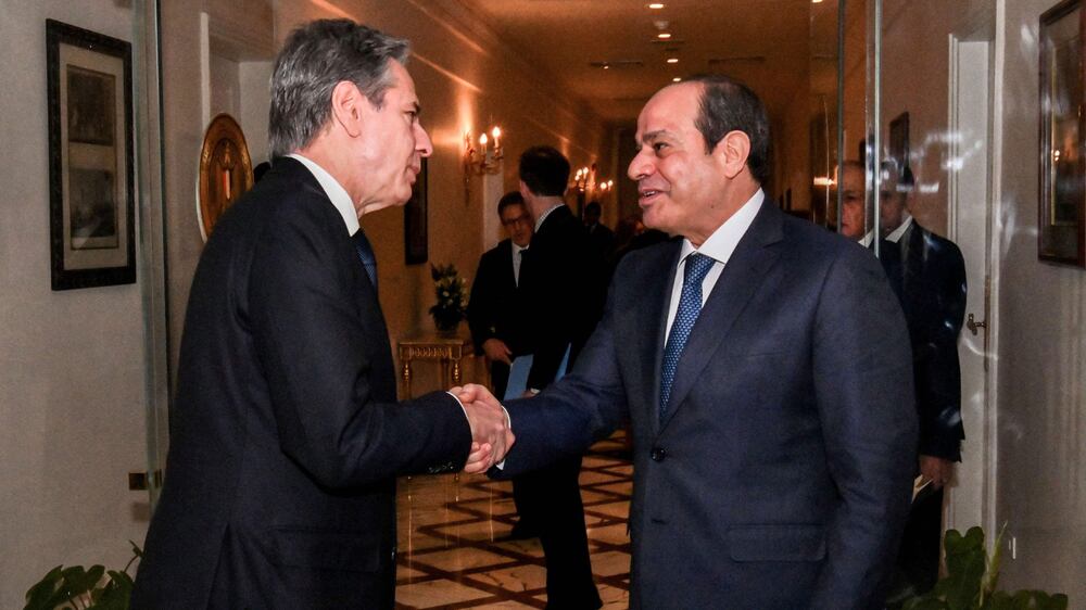 Blinken ends Middle East tour with Egyptian President El Sisi