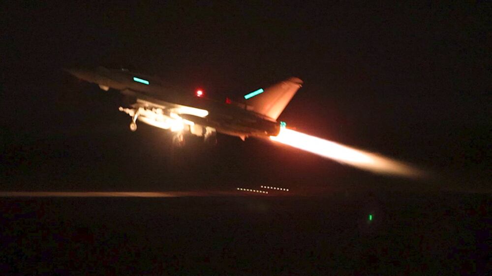 The UK and US launch strikes against Houthi targets in Yemen