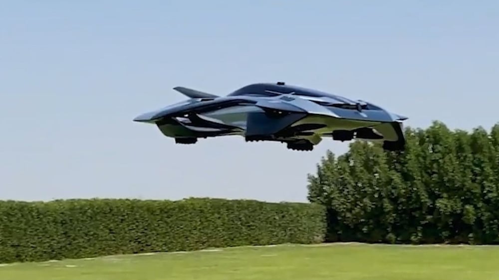Flying ‘hypercar’ that can reach a top speed of 220kph at 3,000ft tested in Dubai