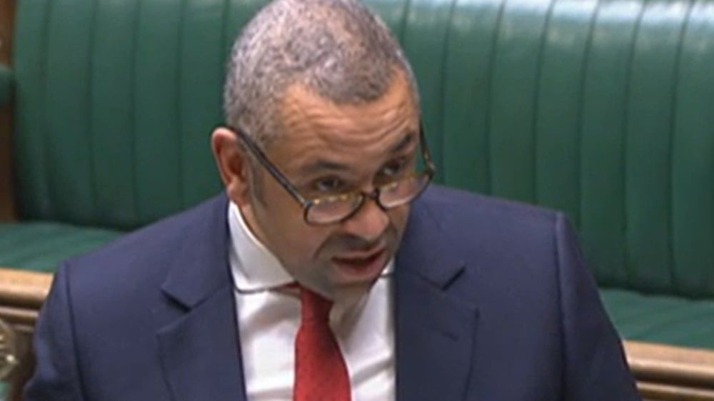 James Cleverly condemns Iran after British citizen's execution