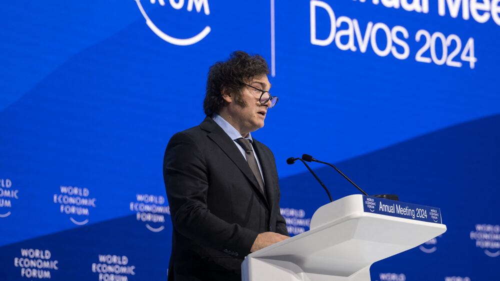 Argentina's new president rails against socialism in Davos speech