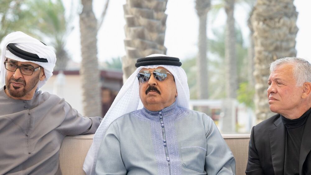 Watch: President Sheikh Mohamed receives regional leaders in Abu Dhabi