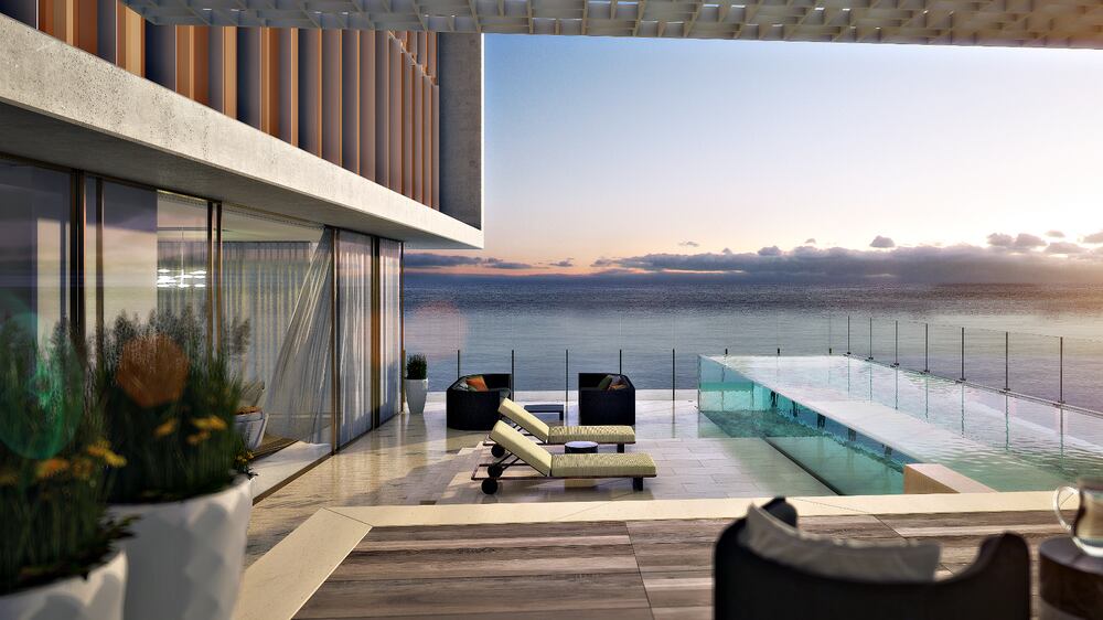 A sky pool suite. Photo: Atlantis the Royal