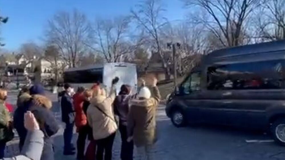 Russian embassy staff leave Washington, DC
