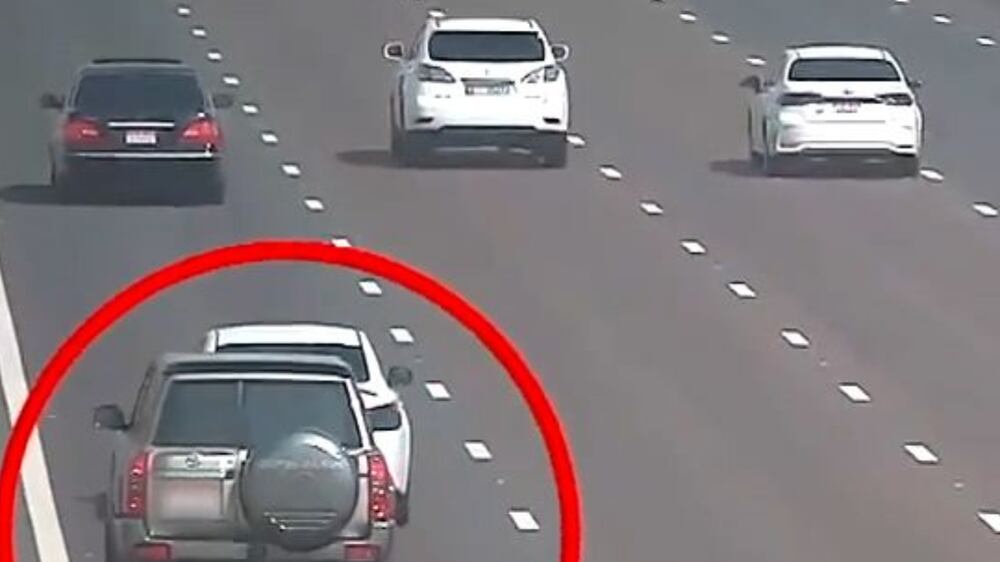 Abu Dhabi Police release video of fined tailgaters caught in action