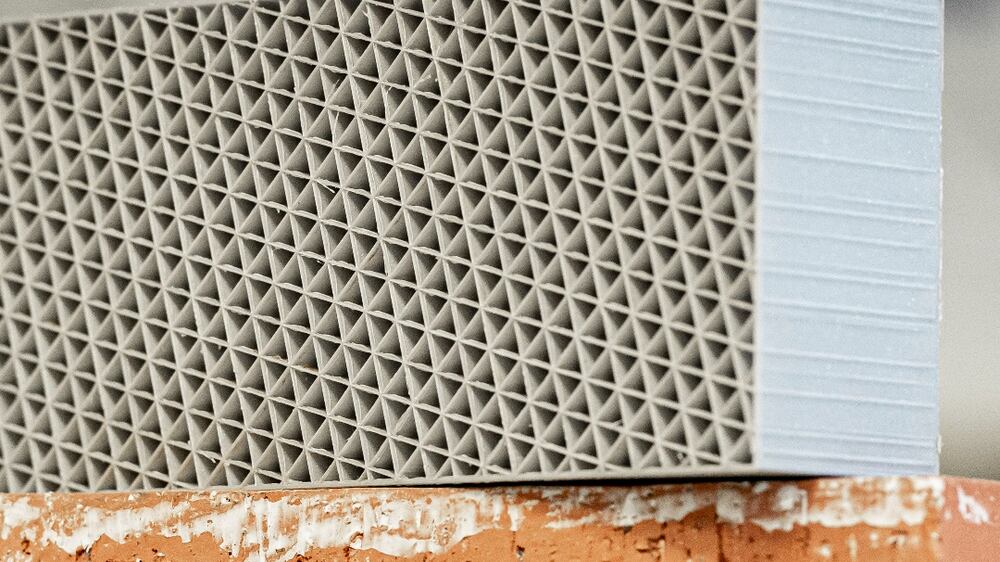 These bricks are made out of recycled plastic