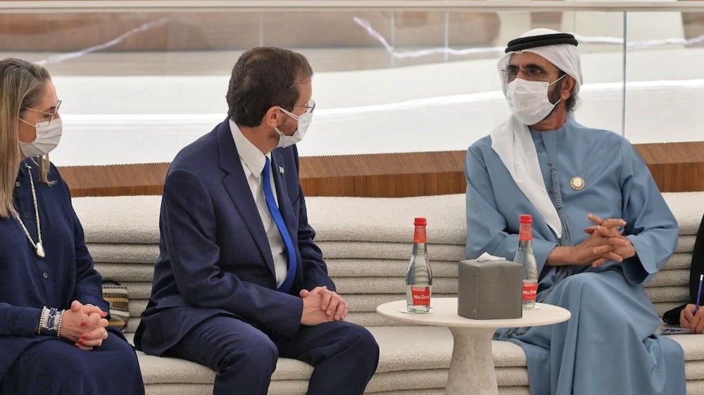 Sheikh Mohammed bin Rashid meets Israeli president in Dubai