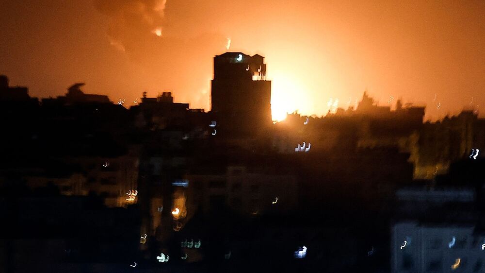 Israel launches air strikes on Gaza after intercepting rocket